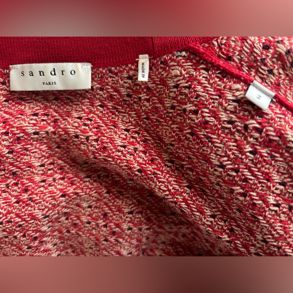 ✨EUC Sandro The Brandy Tweed Cardigan - Picture 7 of 7
